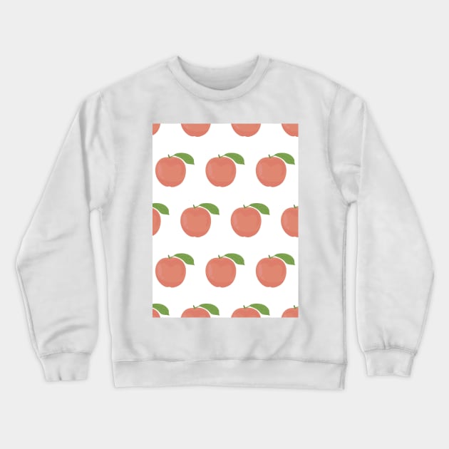 Peach Pattern Crewneck Sweatshirt by NewburyBoutique